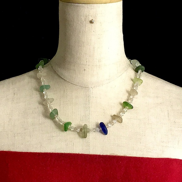 🖤BEACH GLASS BINGO brand necklace